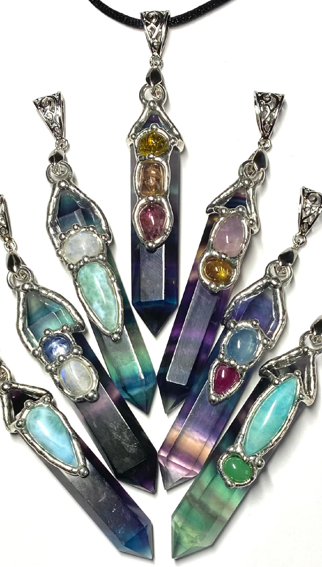 Custom Fluorite Pendant