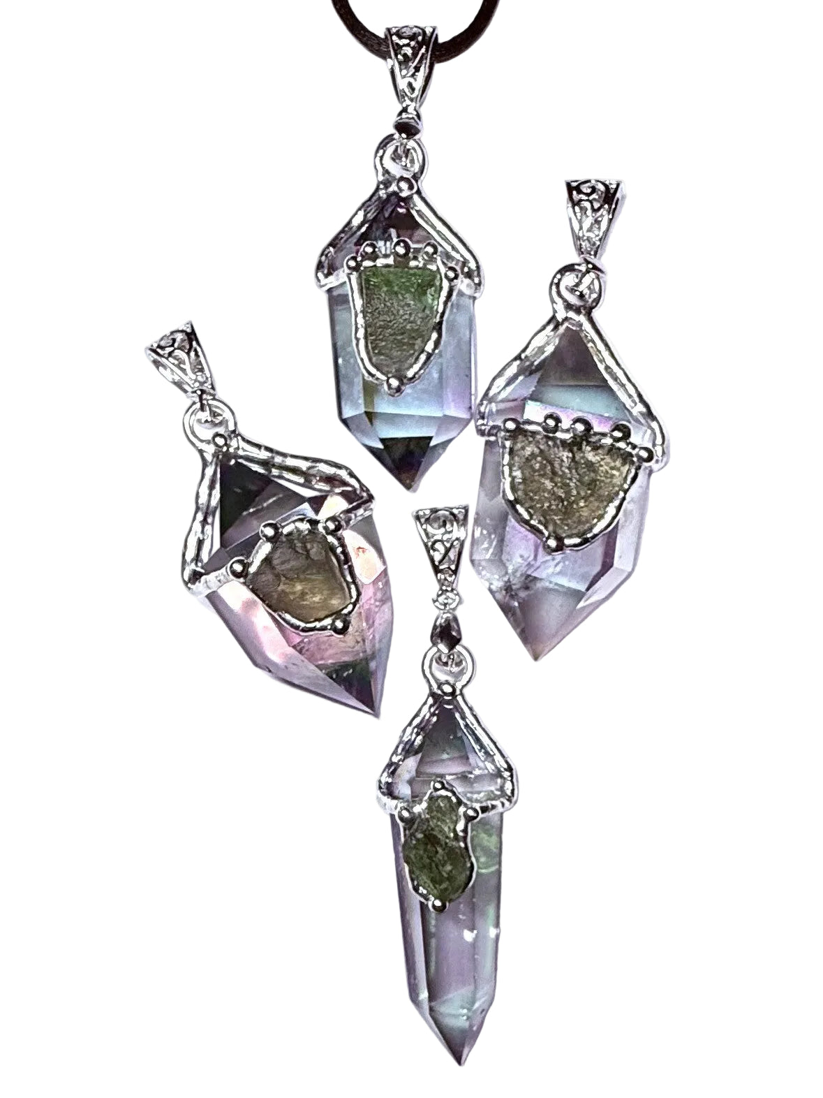 Custom Moldavite Pendant