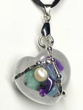 Ask Believe Receive Heart Pendant