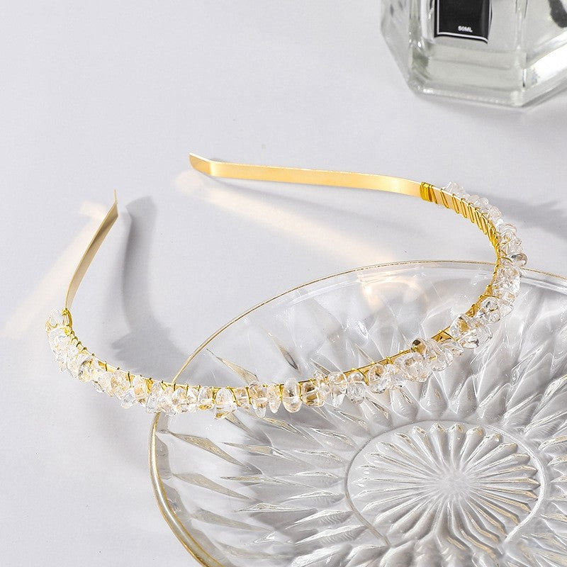 Clear Quartz Hair Bands