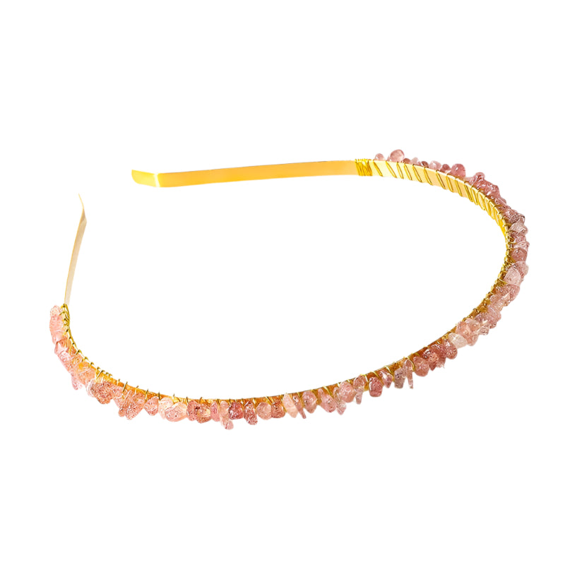 Strawberry Quartz Hair Bands