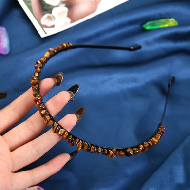 Tiger Eye Black Hair Bands