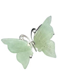 Green Aventurine Butterfly Hair Clip