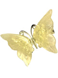 Citrine Butterfly Hair Clip