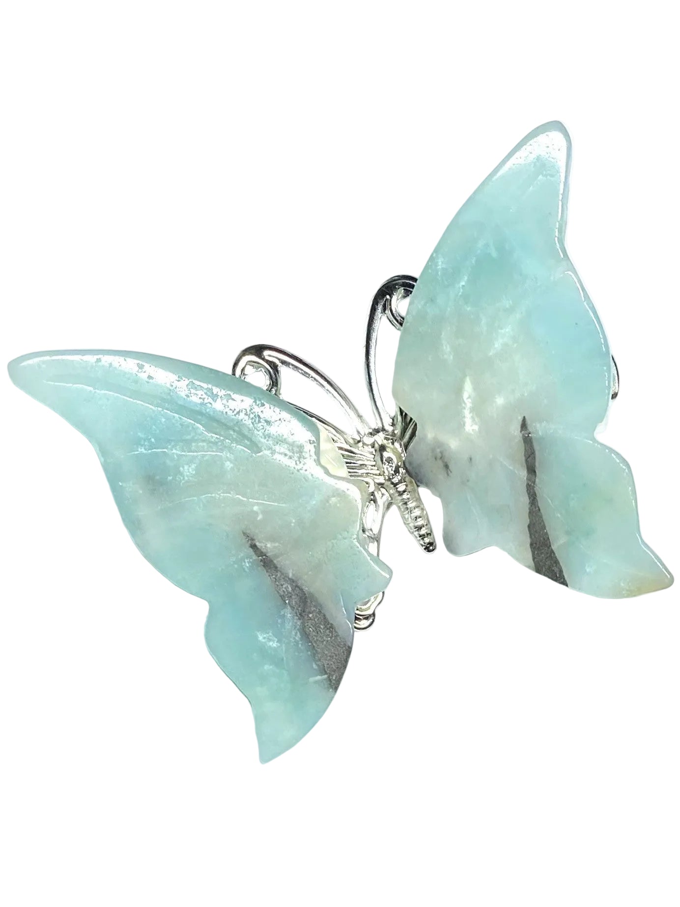 Calcite Butterfly Hair Clip