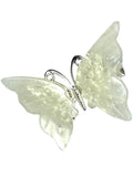 Prehnite Butterfly Hair Clip