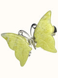 Green Jade Butterfly Hair Clip