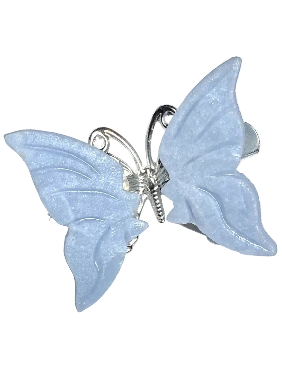 Angelite Butterfly Hair Clip