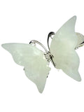 Green calcite Butterfly Hair Clip