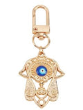 Gold Hamsa Evil Eye Clip