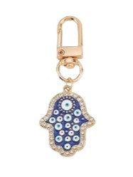 Gold Hamsa Evil Eye Clip