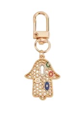 Gold Hamsa Evil Eye Clip