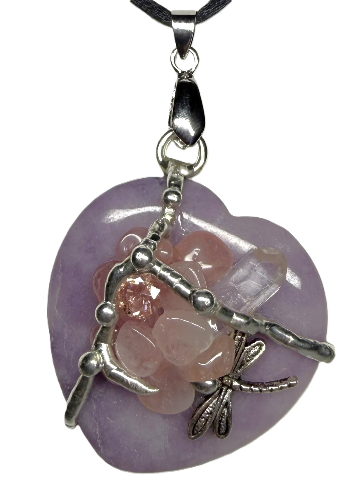 Harmony Heart Worry Stone Pendant