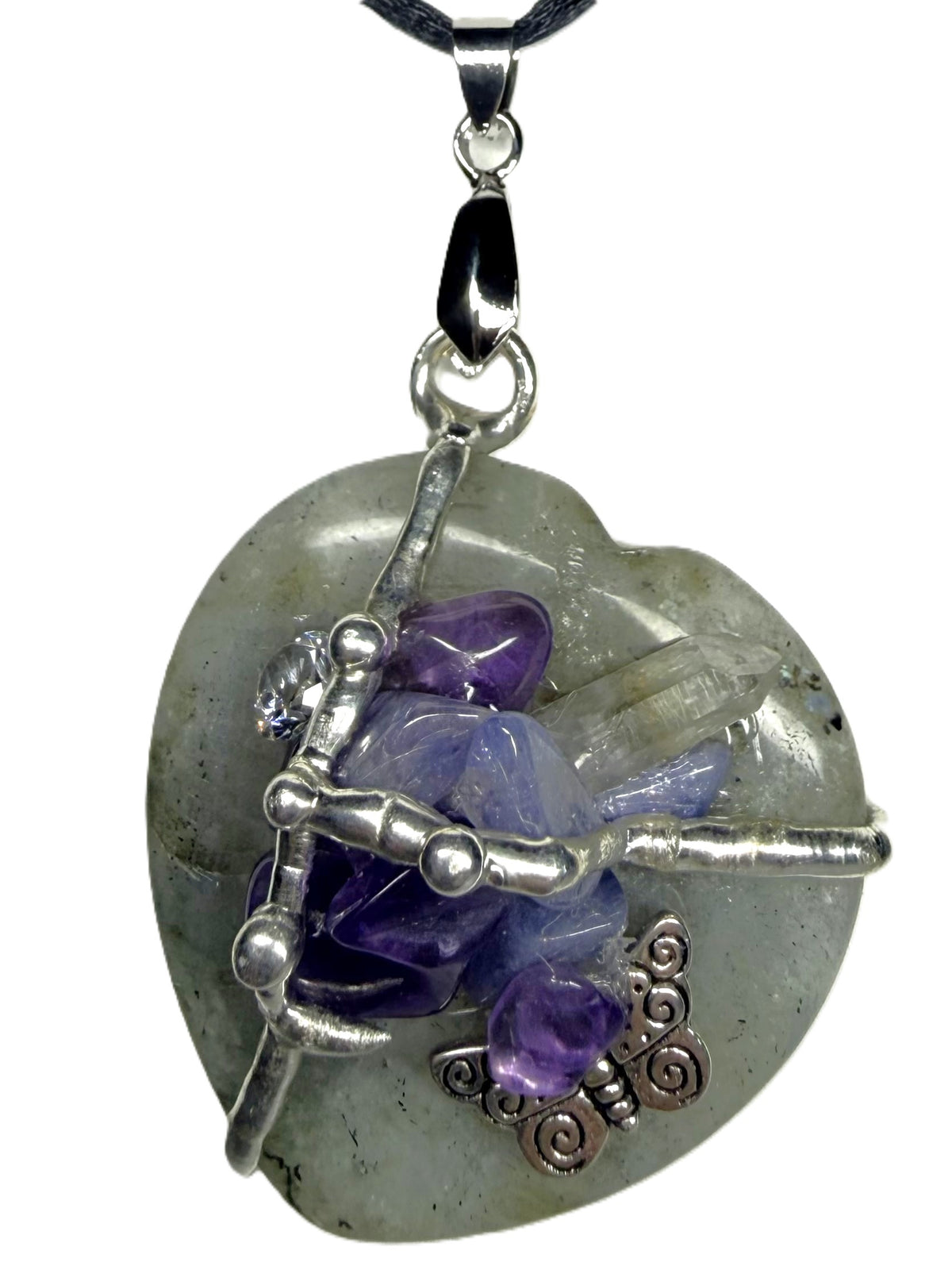 A New Beginning Worry Stone Pendant