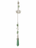 Green Aventurine Lotus Pendulum