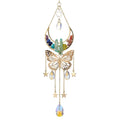 Chakra Butterfly Prism Suncatcher