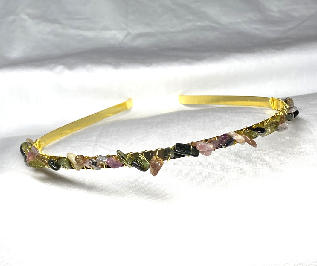 Multi Tourmaline Hair Bands