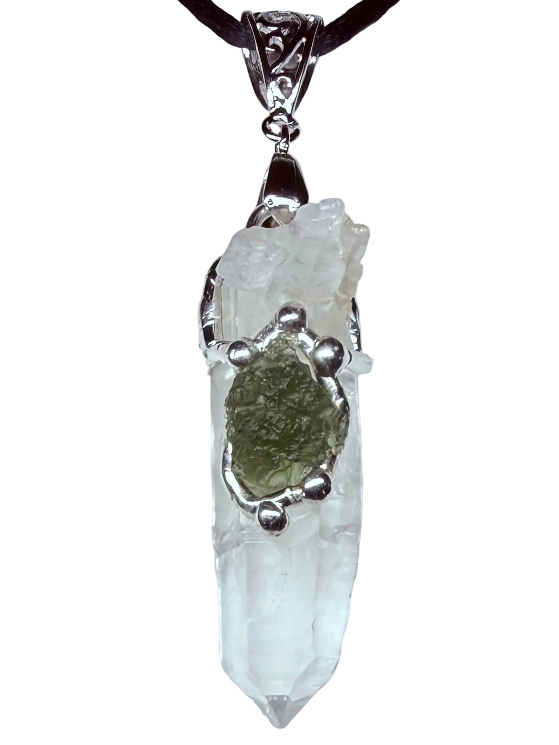 Moldavite Lemurian Pendant