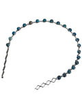 Blue Apatite Beaded Hair Bands