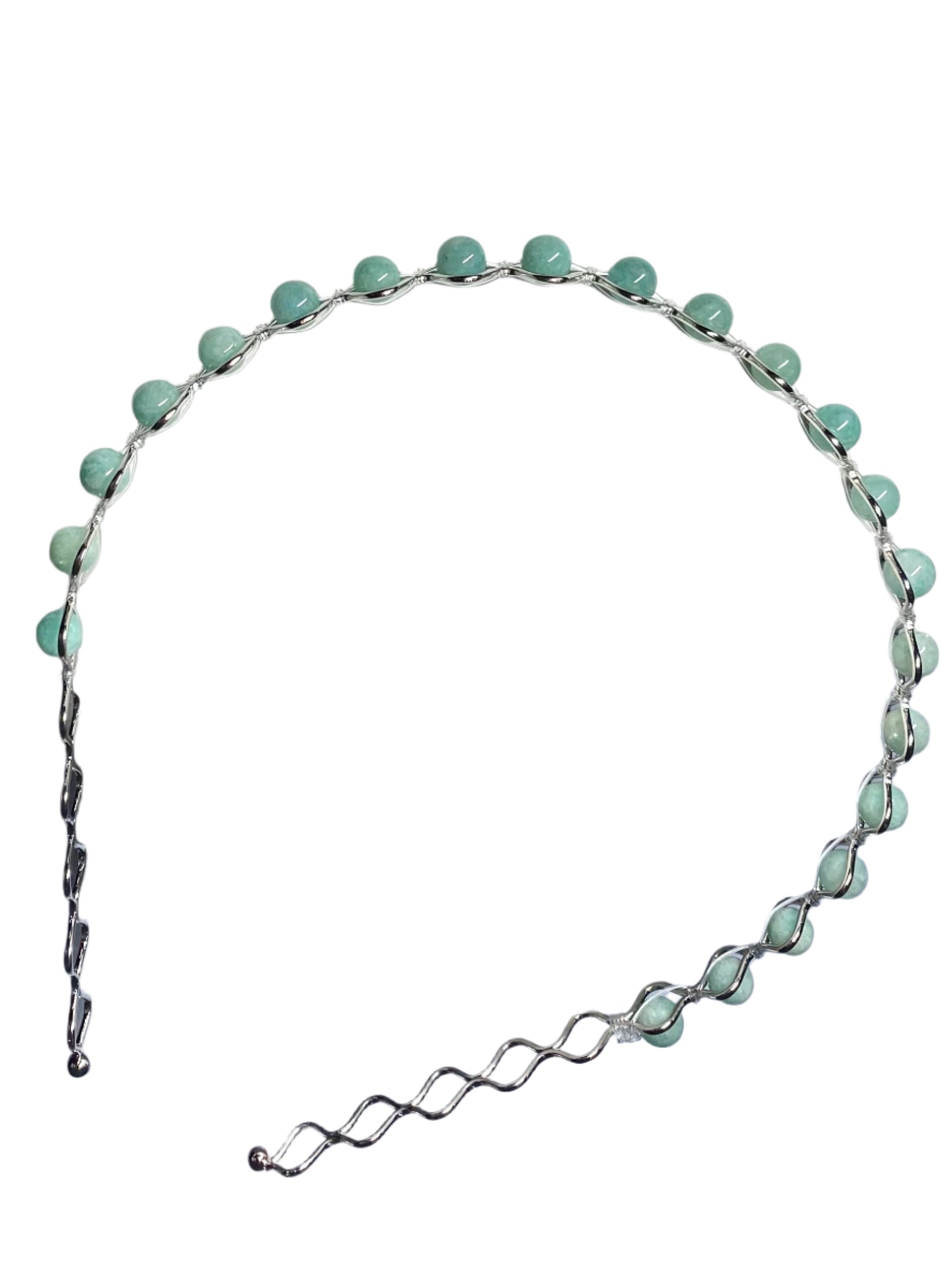 Calcite Beaded Hair Bands