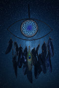 Black Crotchet Evil Eye Dreamcatcher