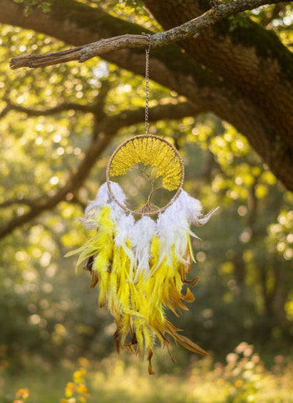 Yellow Tree Dreamcatcher