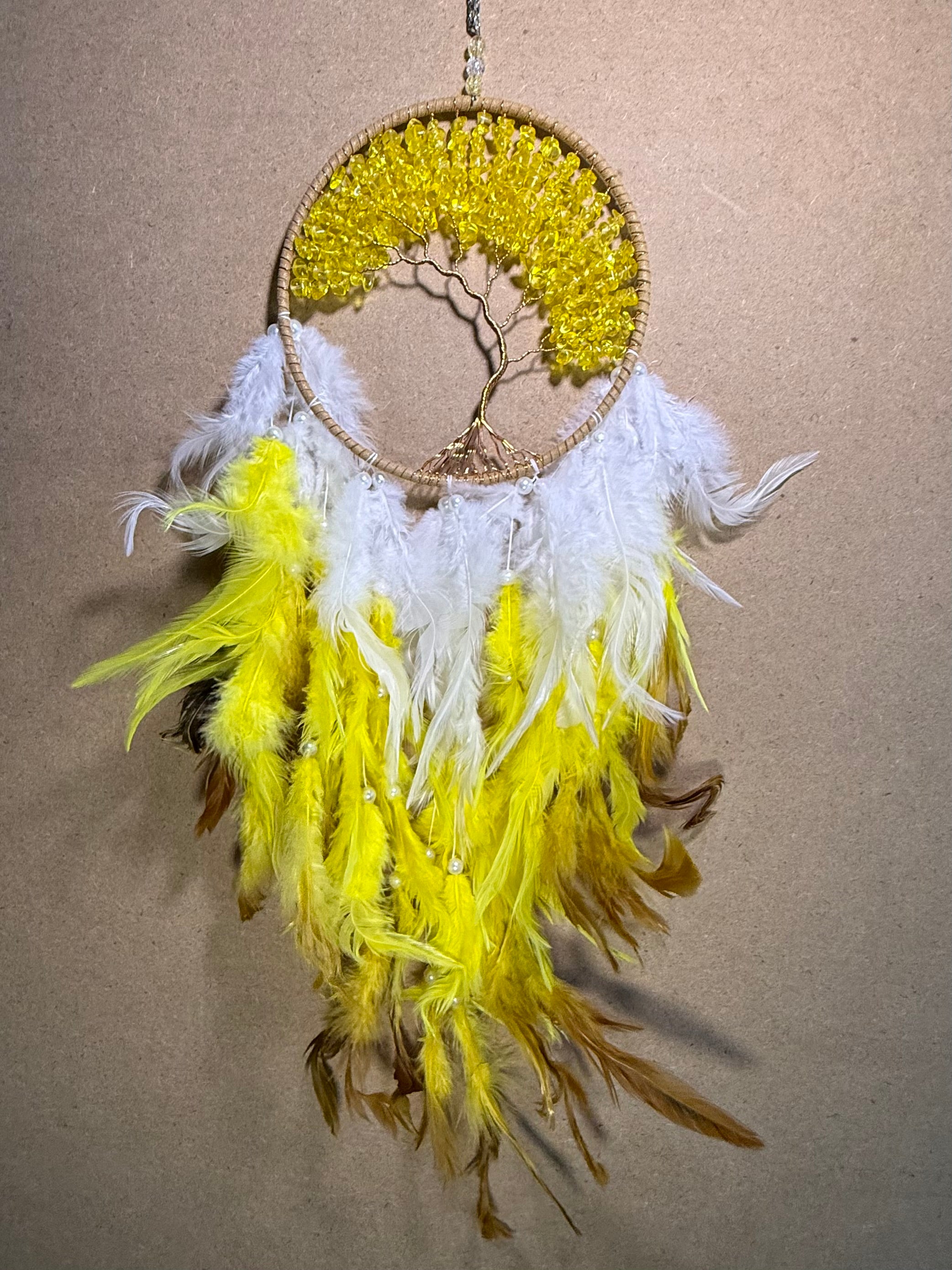 Yellow Tree Dreamcatcher
