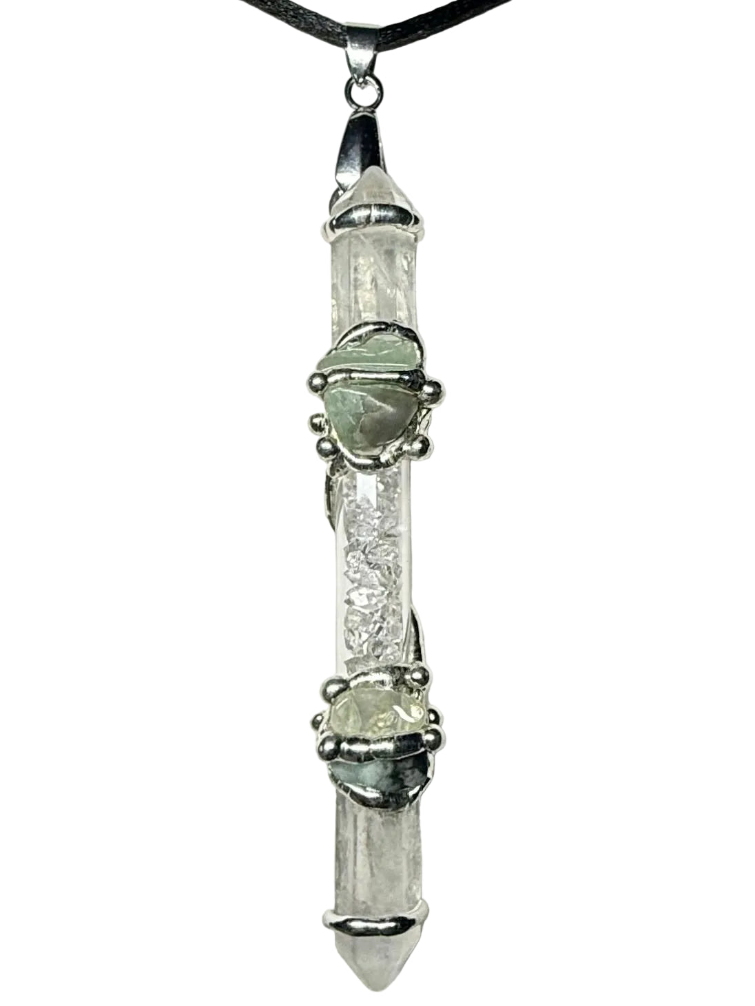 Archangel Raphael Mini Diamond Quartz Wand