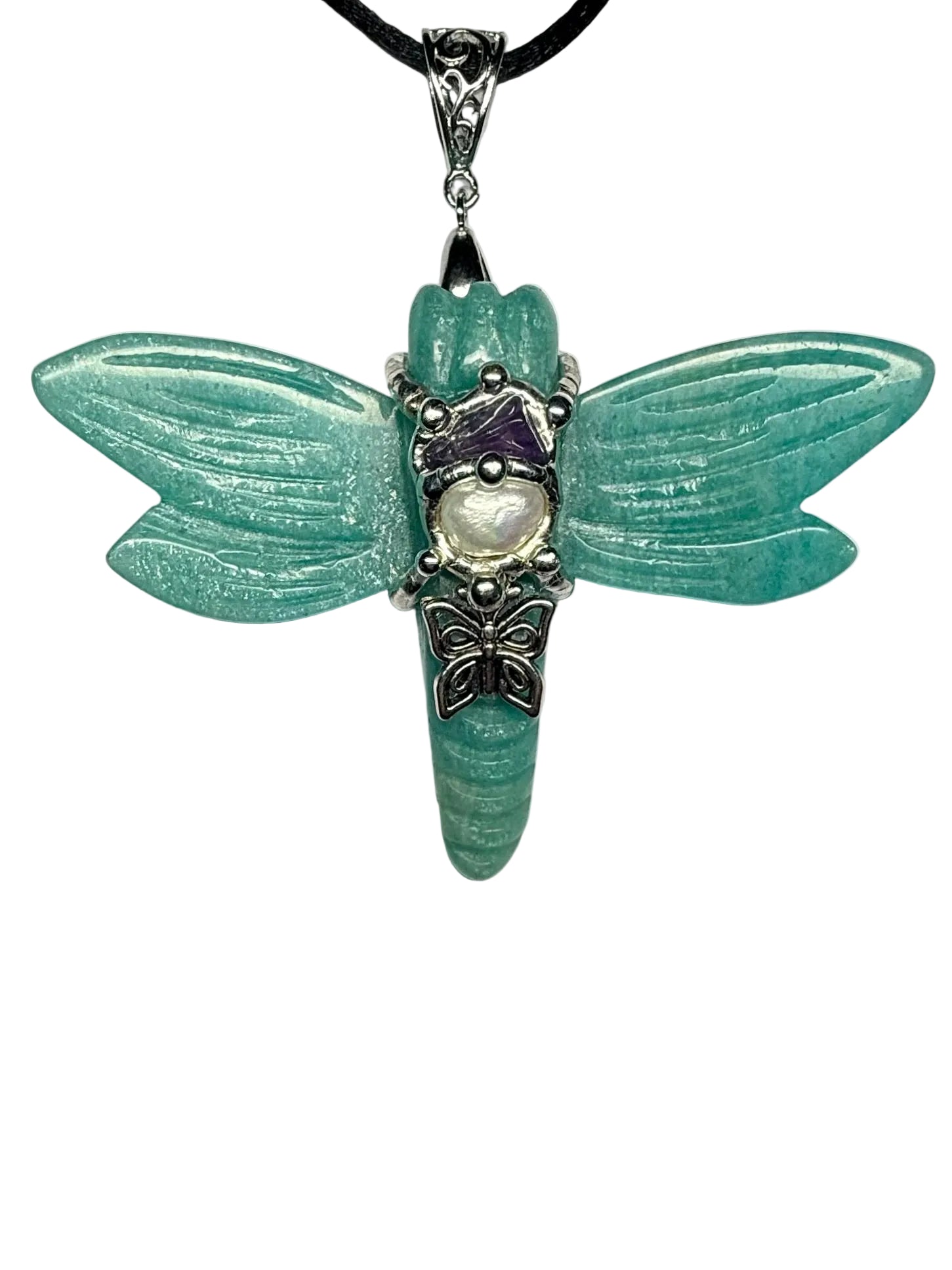 Faith Large Dragonfly Pendant