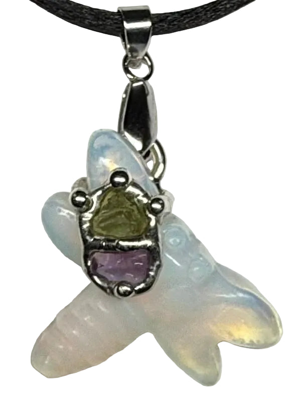 Quantum Love Moldavite Dragonfly