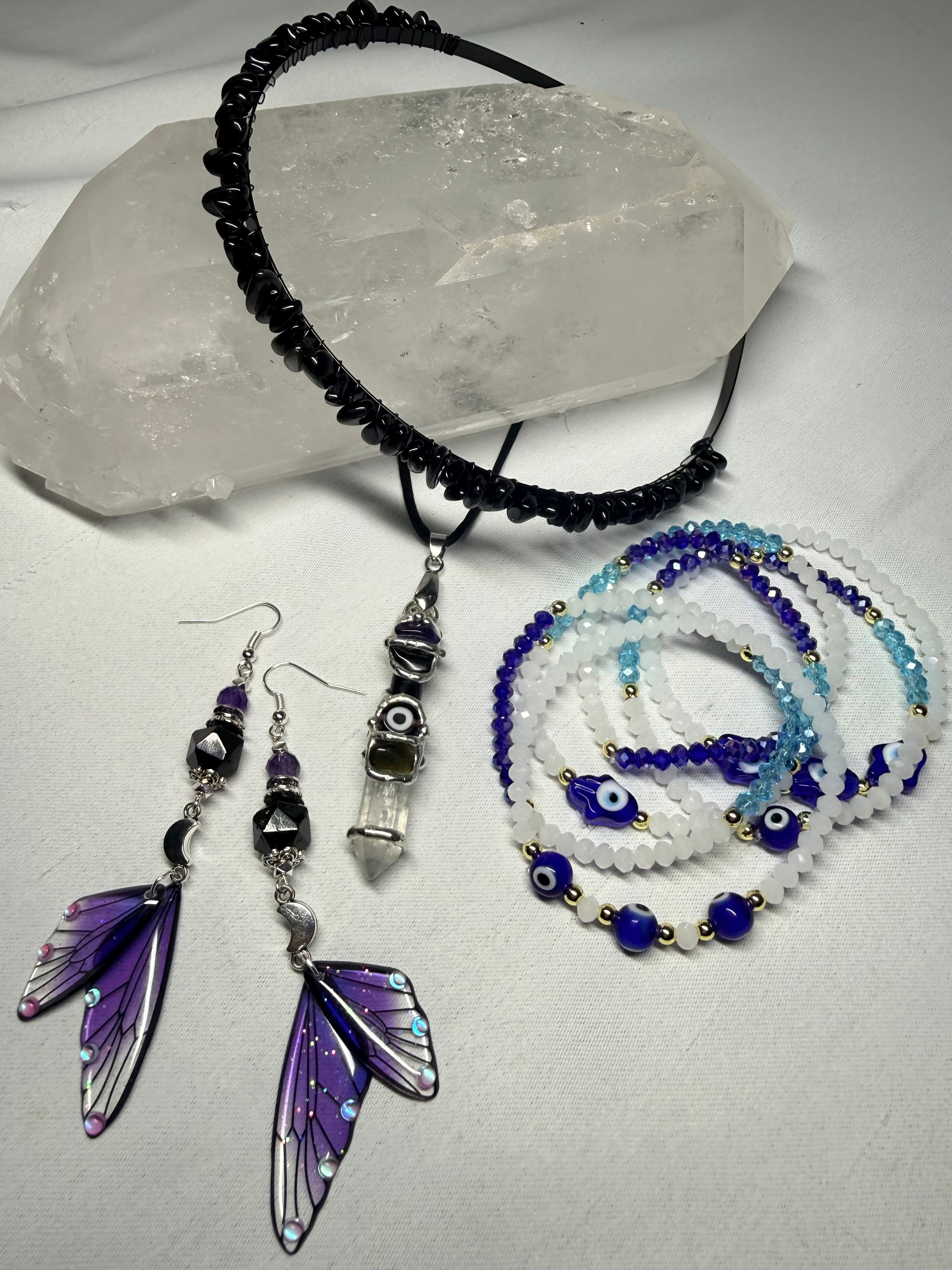 Protection Evil Eye Baby Wand Pendant
