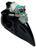 Keep me Safe Raven Carving