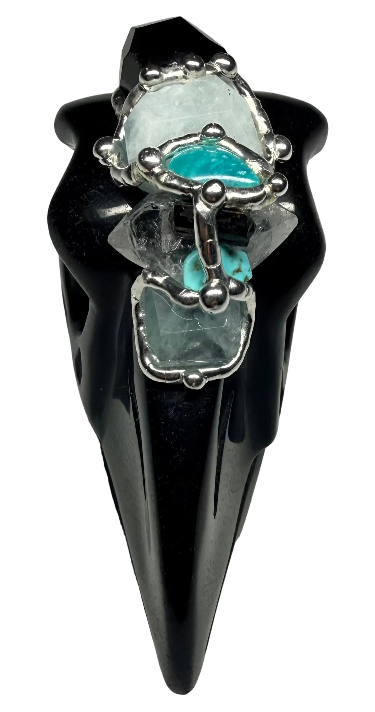 Keep me Safe Raven Carving
