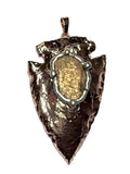 Copper Moldavite Arrowhead