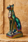 Titanium Bastet Cat Carving (large)
