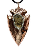 Copper Moldavite Arrowhead