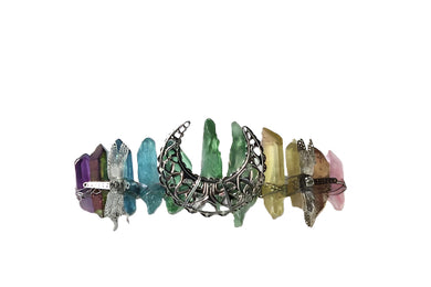 Chakra Crystal Crown w/ Dragonfly