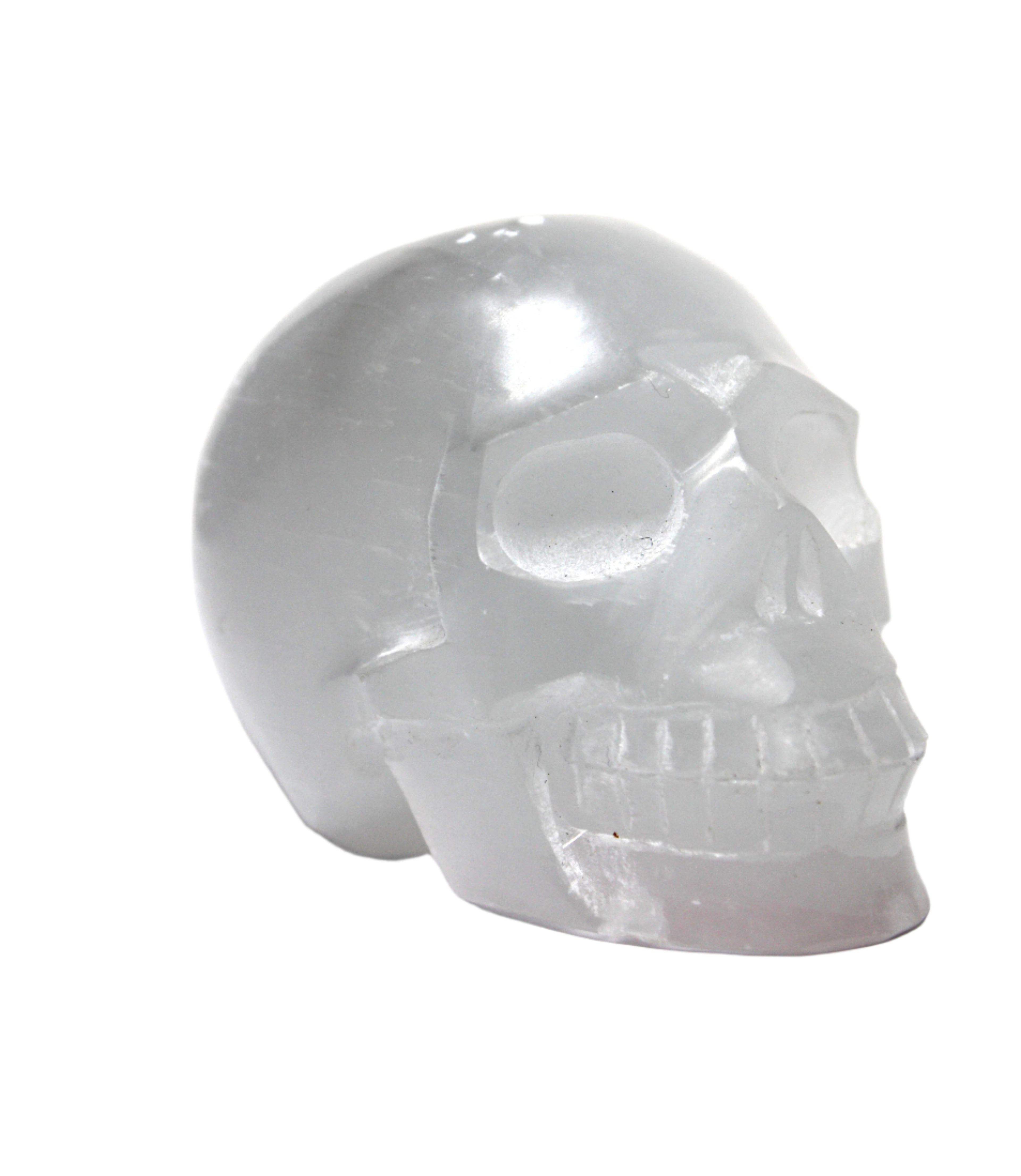 Selenite Skull