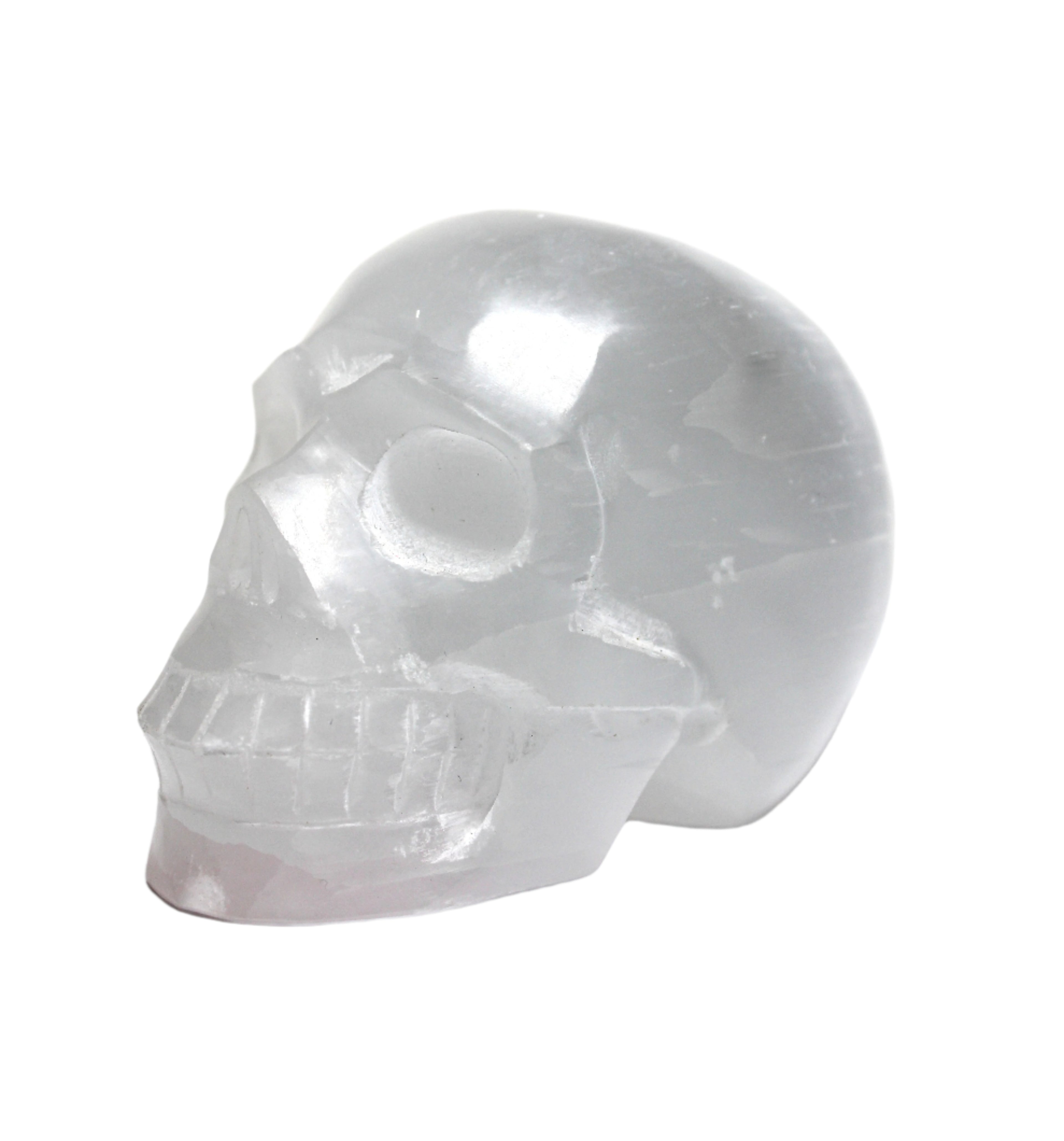 Selenite Skull