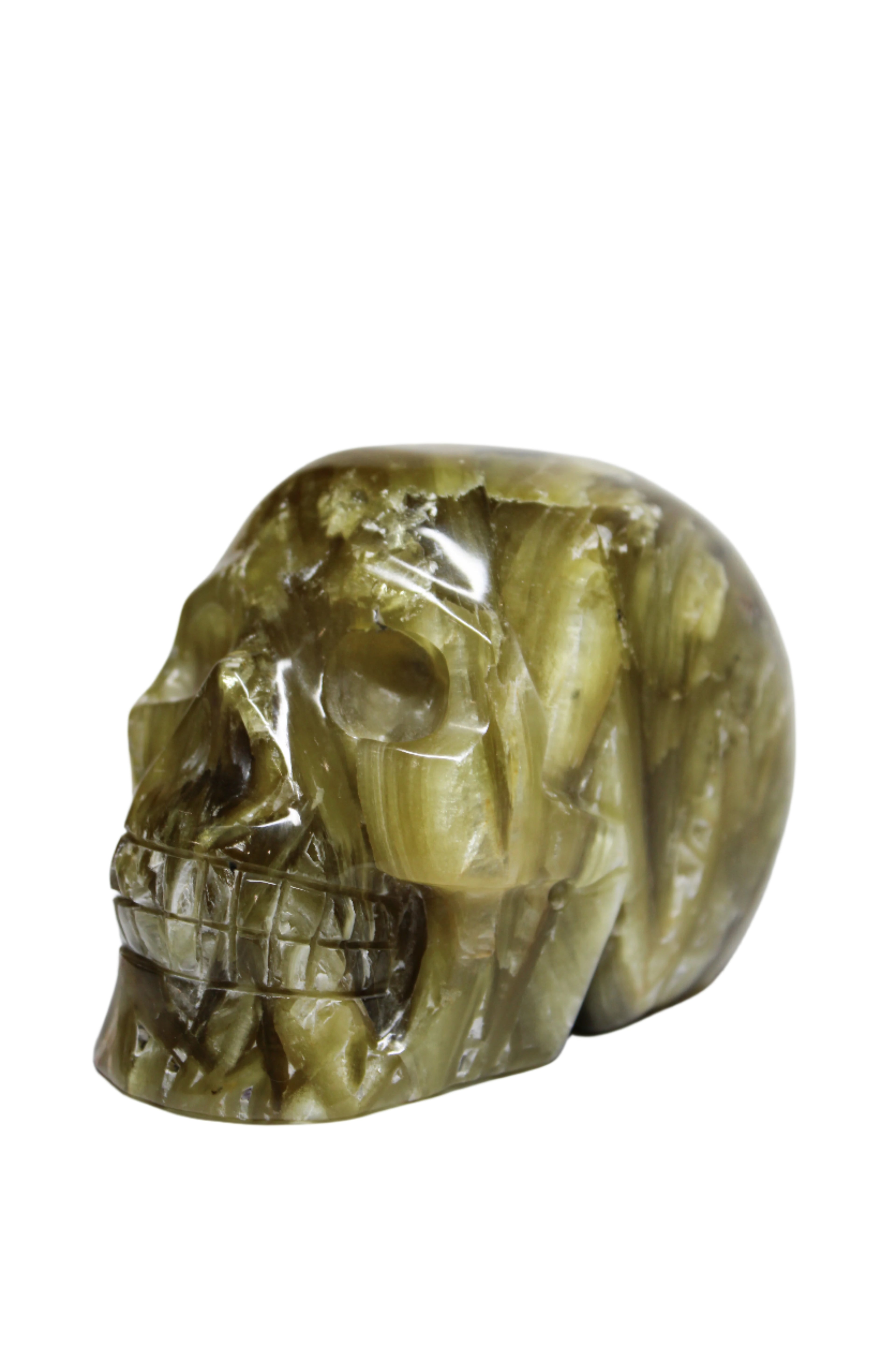 Golden Mica Skull