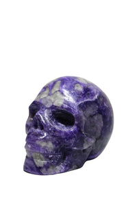 Charoite Skull