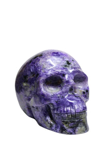 Charoite Skull