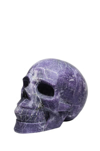 Lepidolite Skull 3