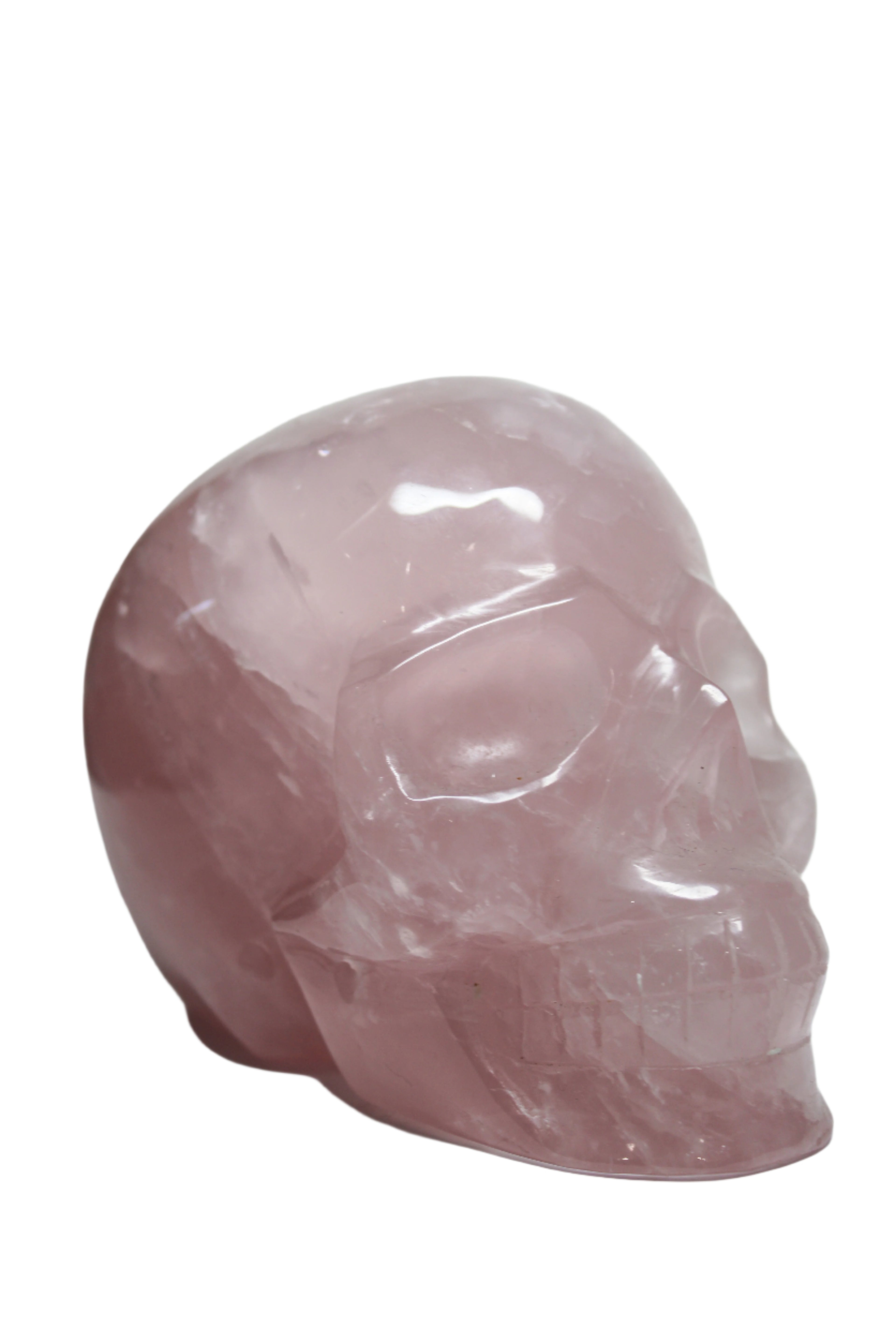 Rose Quartz Skull