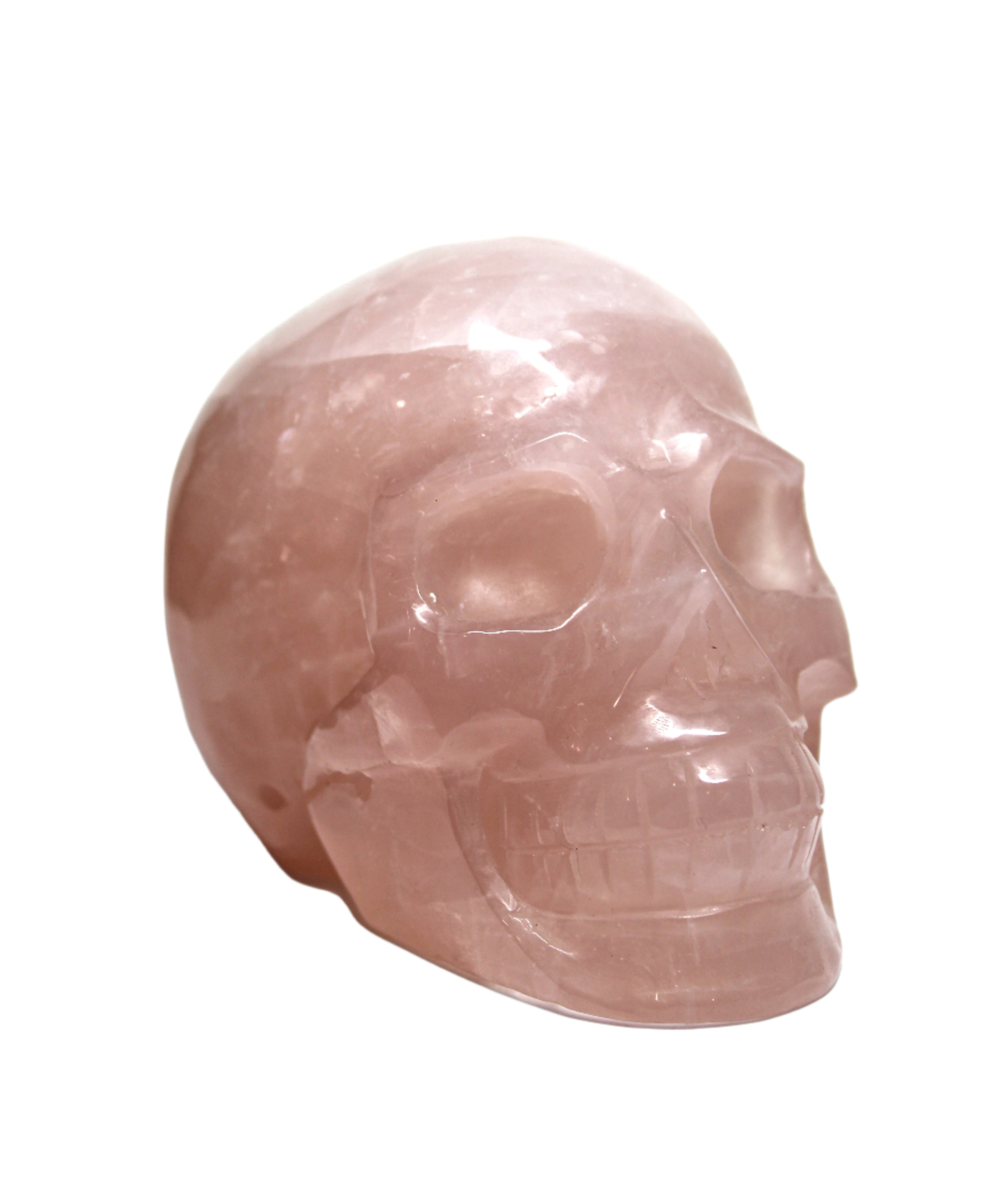 Rose Quartz Skull