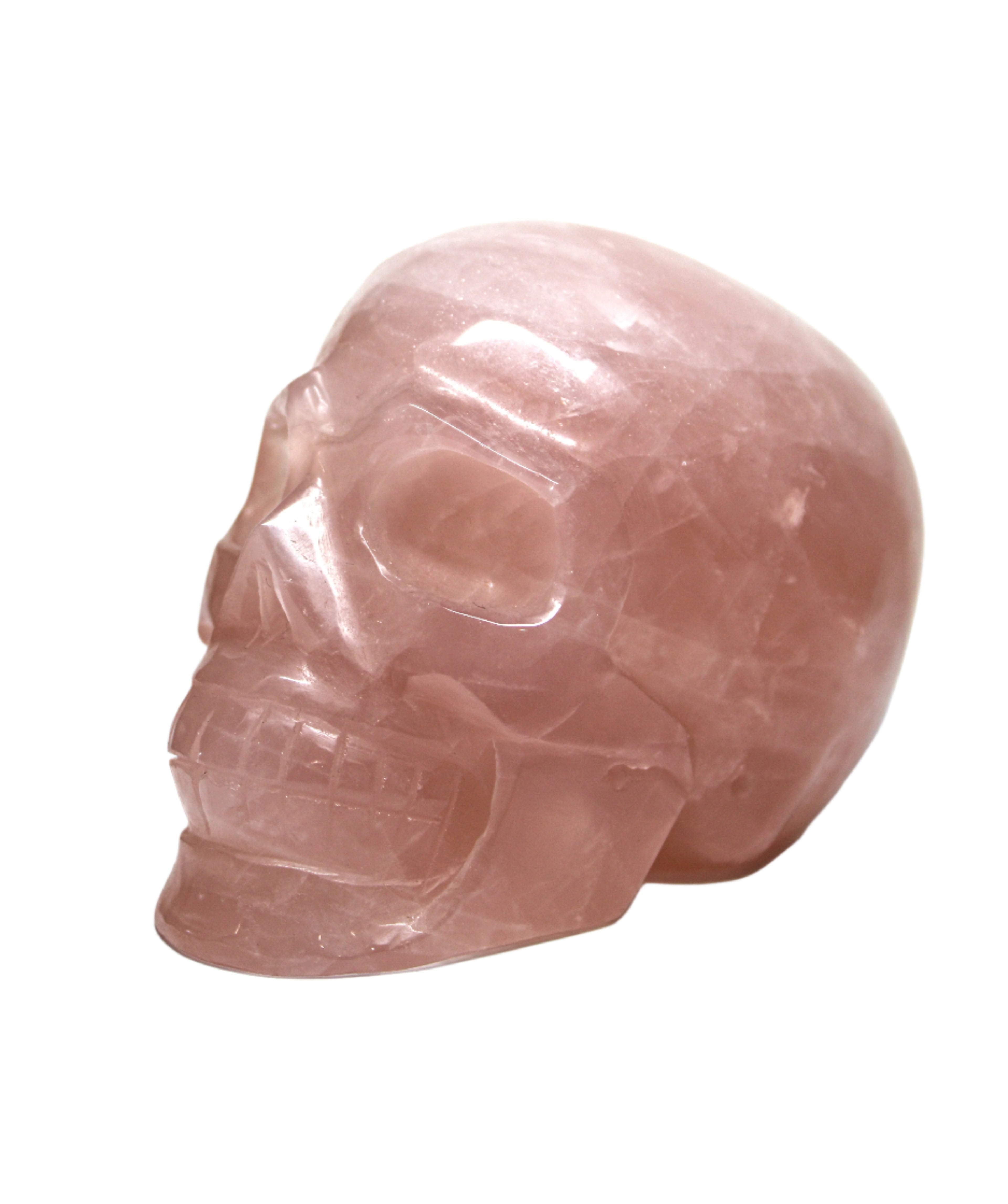 Rose Quartz Skull