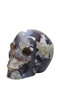 Agate Geode Skull