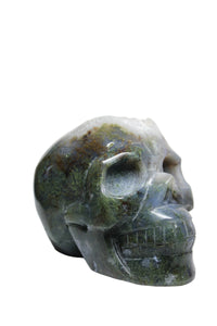 Agate Geode Skull