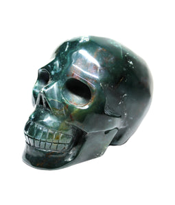 Green Bloodstone Skull