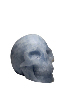 Blue Calcite Skull